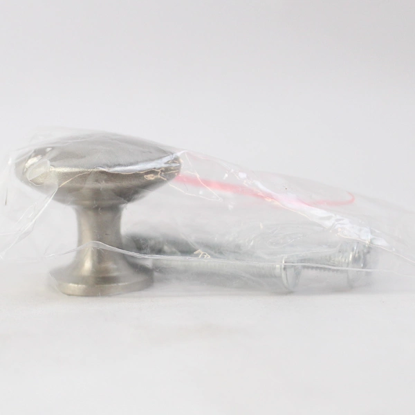 Lot of 7 Round Satin Nickel Cabinet Drawer Handle Pulls