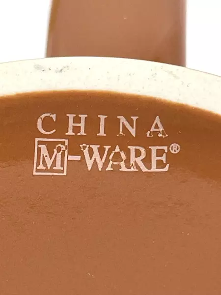 Lot of 2 M-Ware Alt Coworking Coffee Mugs Mustard Yellow & Rust Brown