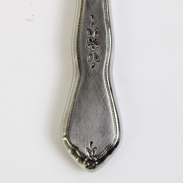 Lot of 5 Oneida Morning Blossom 9" Dinner Knife No Pinch Stainless Burnished