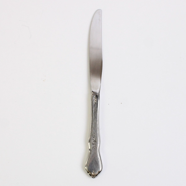 Lot of 5 Oneida Morning Blossom 9" Dinner Knife No Pinch Stainless Burnished