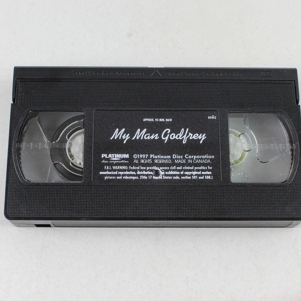 My Man Godfrey VHS 2000 - William Powell, Carole Lombard Classic Comedy