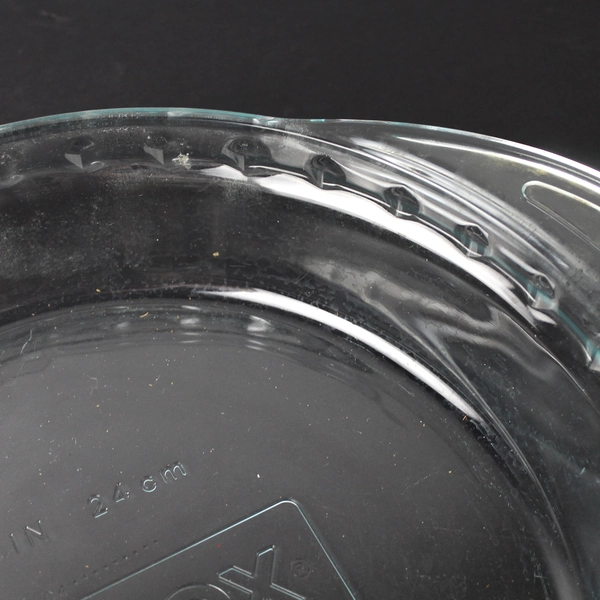 Pyrex Glass Cookware Pie Plate 9.5" 2229 USA Made