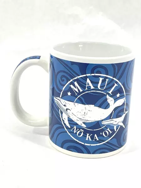 2017 Island Heritage Maui No Ka 'Oi Whale Coffee Mug - Good Condition