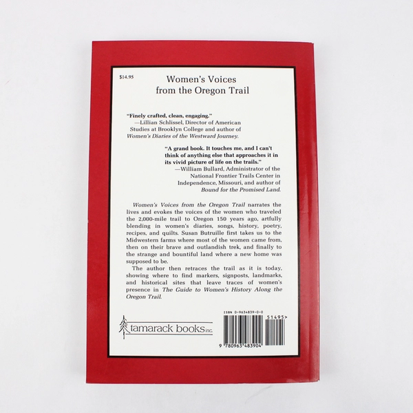 Women's Voices from the Oregon Trail by Susan G. Butruille 2nd Edition 1993 PB