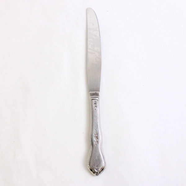 Lot of 7 Oneida Morning Blossom 9" Dinner Knife Pinched Stainless Burnished