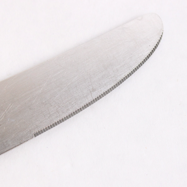 Lot of 7 Oneida Morning Blossom 9" Dinner Knife Pinched Stainless Burnished