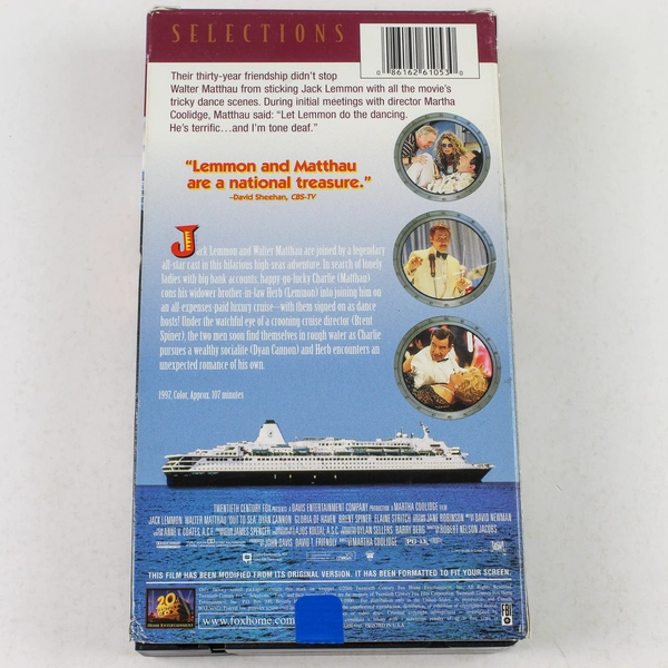 Out to Sea VHS 2000 Jack Lemmon Walter Matthau Comedy Classic - Good Condition
