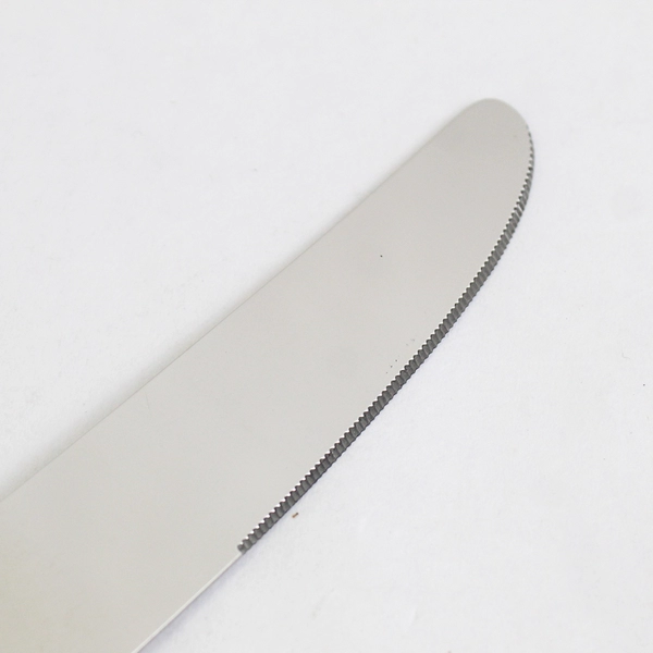 Lot of 6 Oneida Morning Blossom 9" Dinner Knife Pinched Stainless Burnished