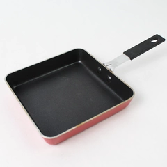Vintage Oneida Red Square Aluminum Mini Griddle 5.5"