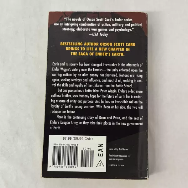 Shadow Puppets by Orson Scott Card 2003 National Bestseller