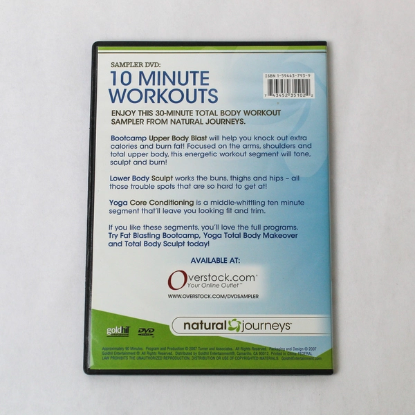 10 Minute Workouts DVD - Natural Journeys 30 Min Total Body Workout - Pre-owned