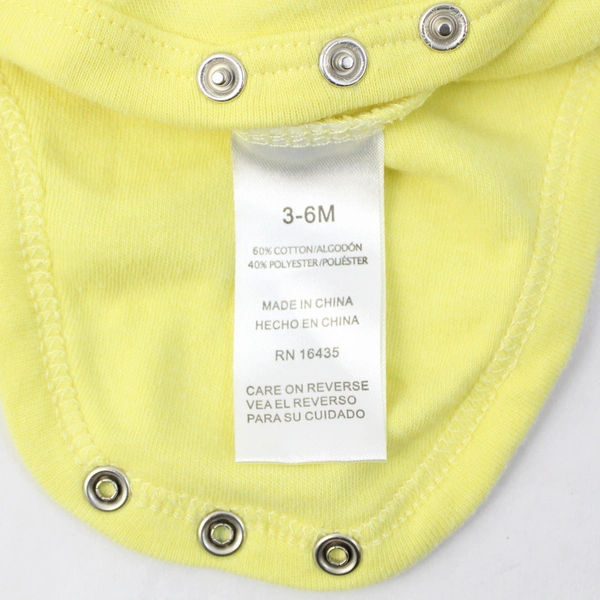 Disney Baby Yellow Minnie Mouse Cotton Blend One Piece Girl's Size 3-6M