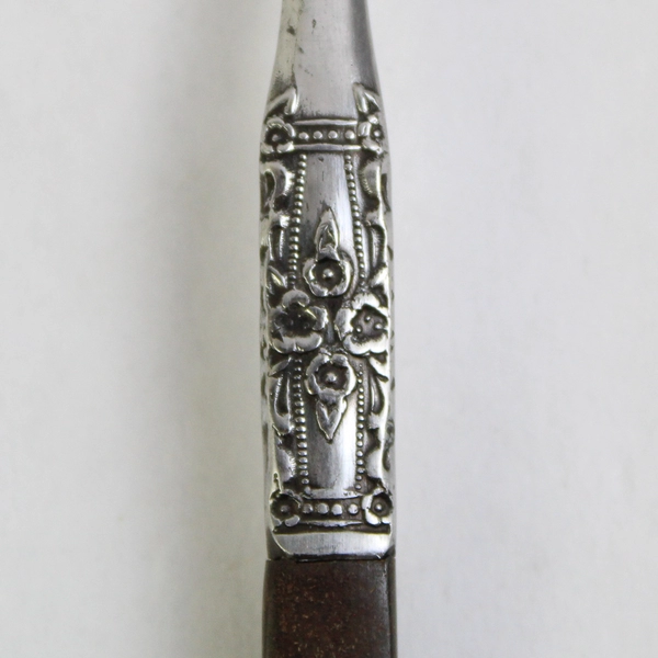 Lot of 6 Oneida Northland Napa Valley 6.5" Teaspoons Stainless Wood