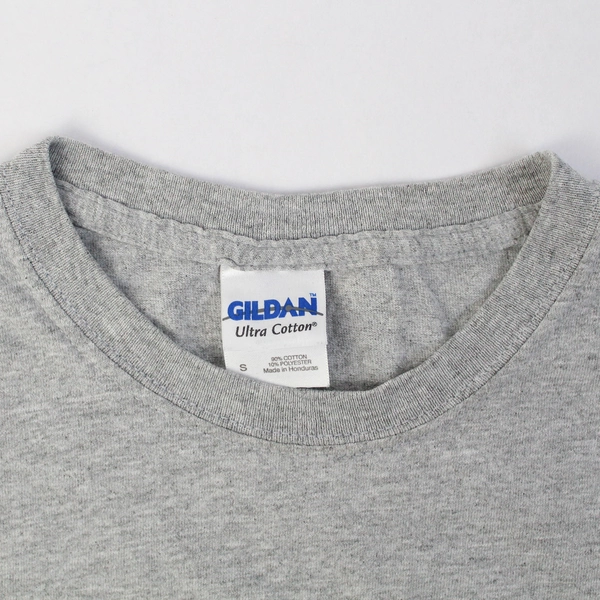 Gildan Duniway Middle School Gray Cotton Blend Gym T-Shirt Adult Size Small
