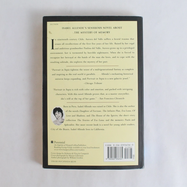 Portrait in Sepia by Isabel Allendae 2002 Paperback Book