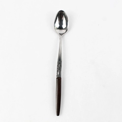 Oneida Northland Napa Valley 7.5" Iced Tea Spoon Stainless Wood