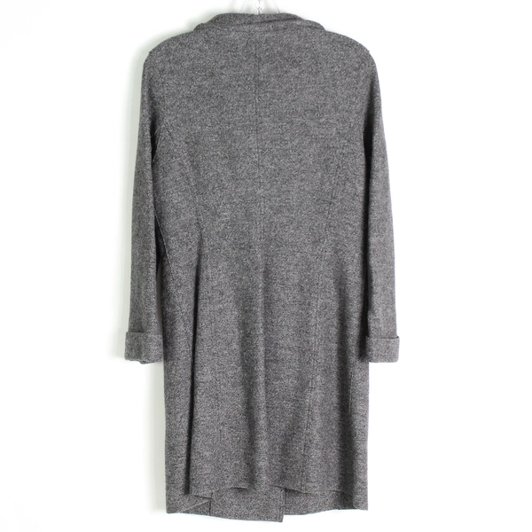 Beyond Threads Gray Alpaca Wool Overcoat Women's XS Made in Peru