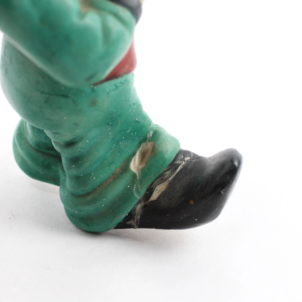 Vintage Ardco Porcelain Pot Belly Clown With Saxophone Figurine