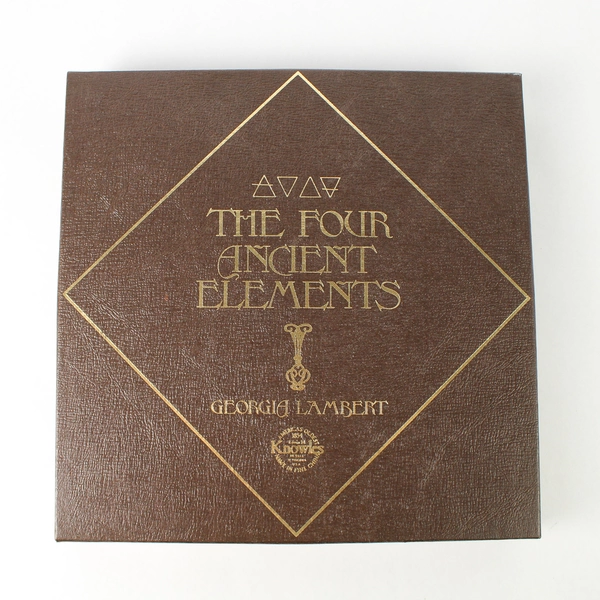 1985  Knowles The Four Ancient Elements Plate 4 Fire By Georgia Lambert