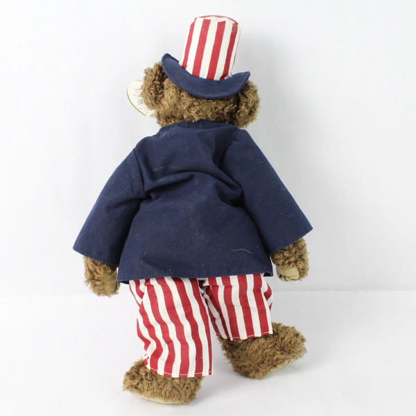Vintage 1993 Ty Attic Treasures Samuel Uncle Sam USA Teddy Bear I Want You 13”