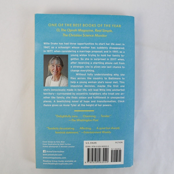 Clock Dance by Anne Tyler 2019 Vintage Books Paperback