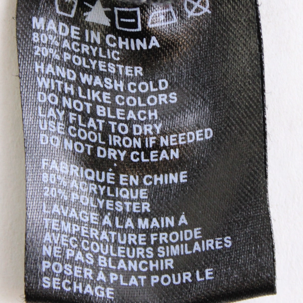 Paper Crane Charcoal Gray Open Knit Sweater Women's Size Small