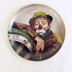 American Heritage Celebrity Clowns Plate Emmett Kelly 1st Ed 8816 Jon Holland