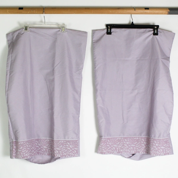 China Fortune Queen Polyester Bed Set Lavender 2 Pillowcases, Flat, Fitted