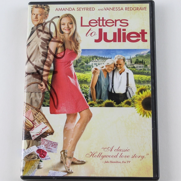 Letters to Juliet DVD Amanda Seyfried Vanessa Redgrave PG Love Story - As Is