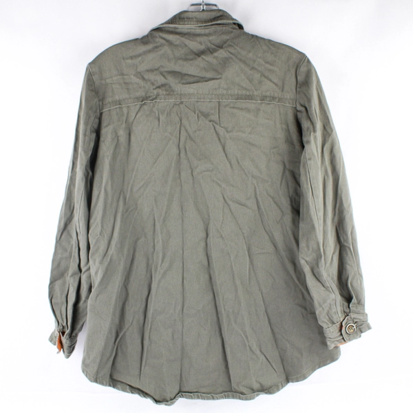 Sweet Rain Army Green Utility Jacket With Embellishments Women's Medium