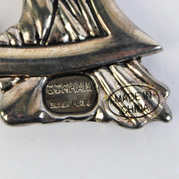 Gorham Silver Plated Angel Heart Peace Hanging Ornament