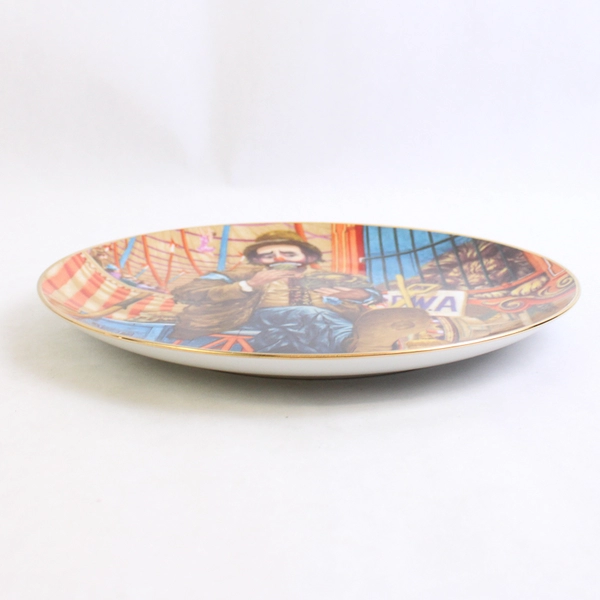 Royal Manor "Greatest Clowns of Circus" Plate Emmett Kelly 1st Ed 1998 R Weaver
