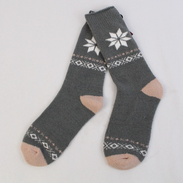 Muk Luks: Wear Your Way of Life Crew Length Socks Women's Size 6-11 Gray 
