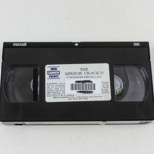 The Mirror Crack'd 1980 VHS 1993 Release Agatha Christie Miss Marple