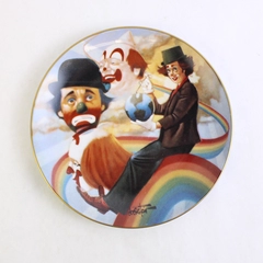 Hackett American "Wonderful World Clowns" Plate Rainbows End Ed 4342 Oberstein