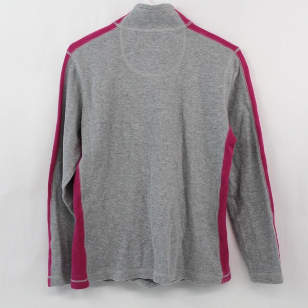 Tommy Bahama Gray Pink Half-Zip Activewear Top Women's Size S/P, Pre-Owned