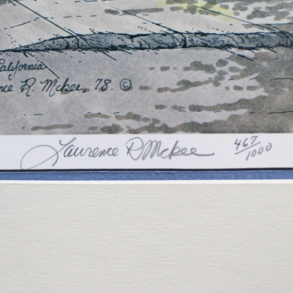 Lot of 2 Lawrence R Mckee Art Works Limited Prints Lithograph Signed Numbered