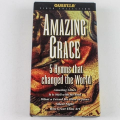 Amazing Grace: 5 Hymns that Changed the World VHS 1999 - Good Condition