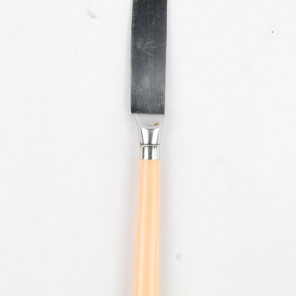 Stanley Roberts Spectrum Peach Pink 8 3/8" Dinner Knife Stainless Steel