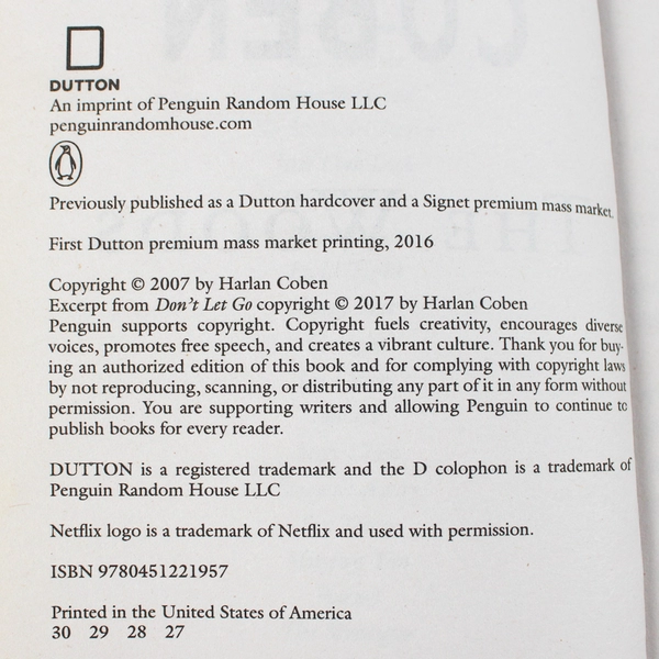 The Woods by Harlan Coben 2016 Paperback 