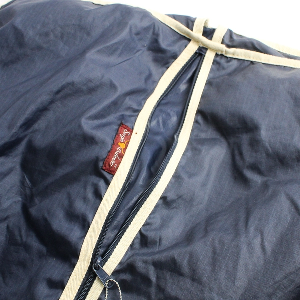Vintage Sergio Valente Blue and White Garment Bag