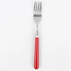 Stanley Roberts Spectrum Red 7.75" Dinner Fork Stainless Steel