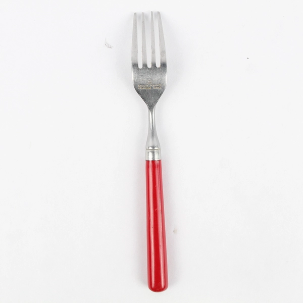 Stanley Roberts Spectrum Red 7.75" Dinner Fork Stainless Steel