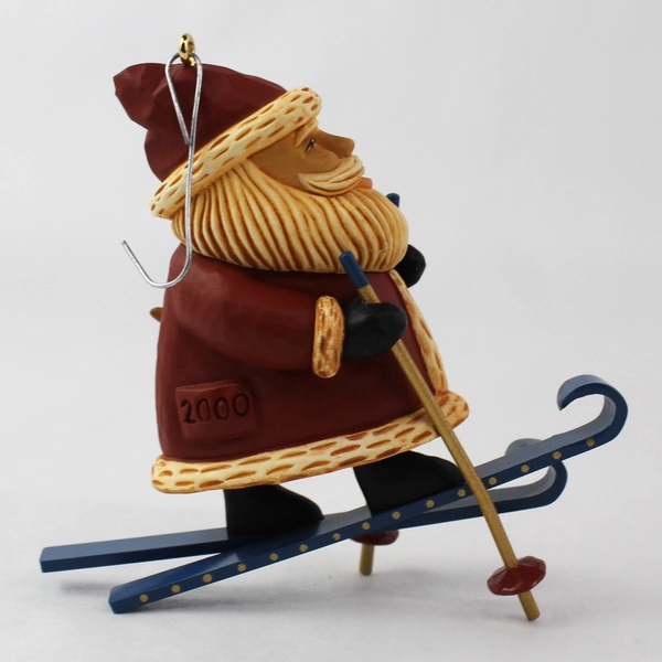 2000 Hallmark Keepsake Ornament Kris Cross Country Kringle with Box