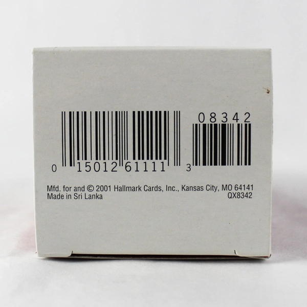 2001 Hallmark "Safe and Snug" Penguins Ornament - Porcelain with Box