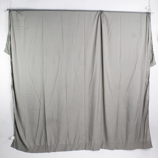 4 Pc Set Gray Embroidered Happy Camper Full Size Bedsheets & Pillowcases