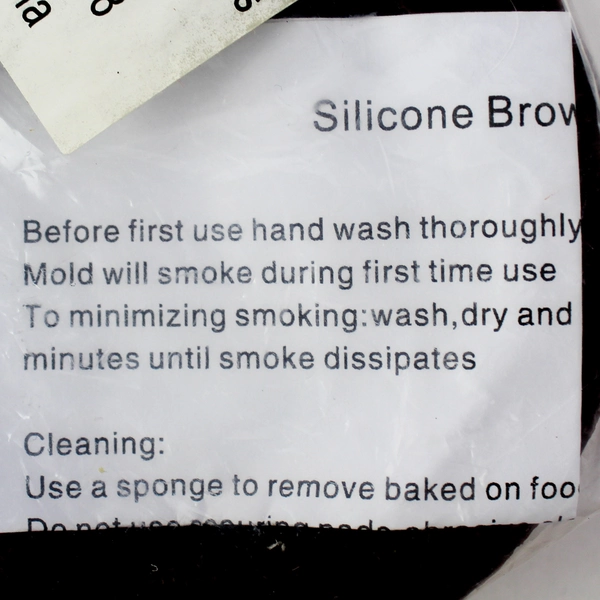 Set of 4 New Silicone Brownie Bowl Baking Molds - Sealed Packaging