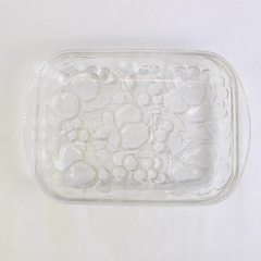 Libbey Glass Company Orchard Fruit Clear Pattern 13" Rectangular Baking Dish