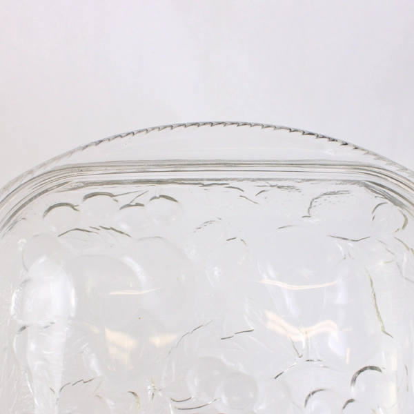 Libbey Glass Company Orchard Fruit Clear Pattern 13" Rectangular Baking Dish