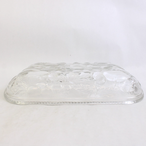 Libbey Glass Company Orchard Fruit Clear Pattern 13" Rectangular Baking Dish